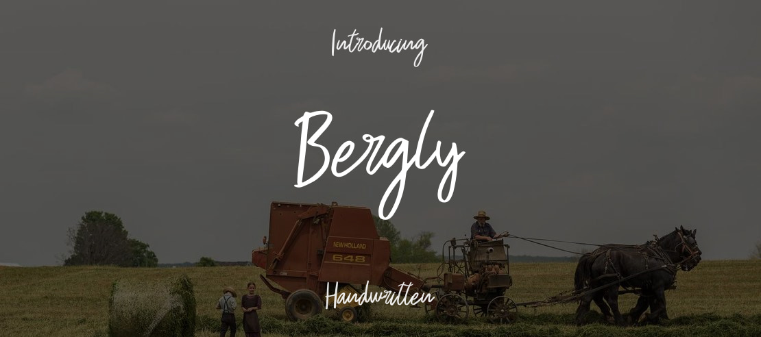 Bergly Font