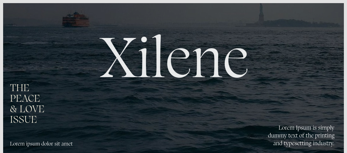 Xilene Font Family