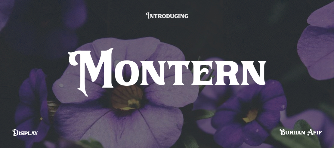 Montern Font