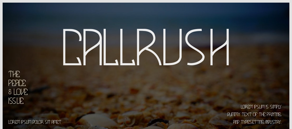 CALLRUSH Font