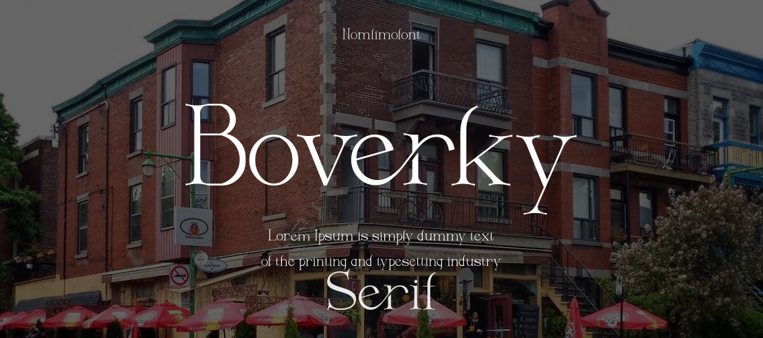 Boverky Font