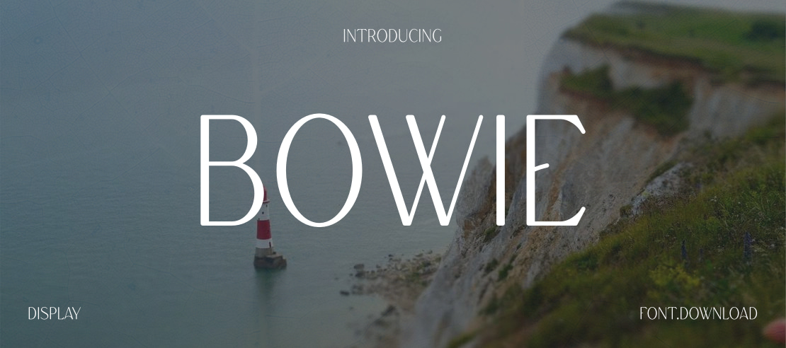 Bowie Font