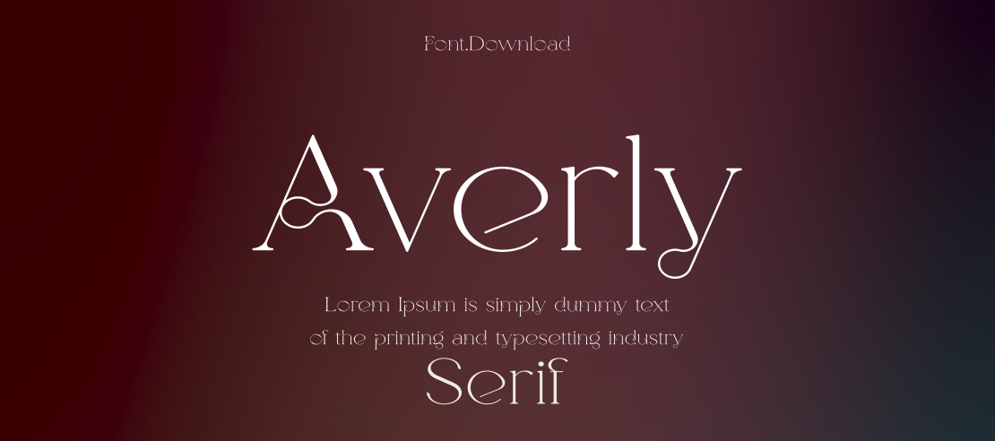 Averly Font