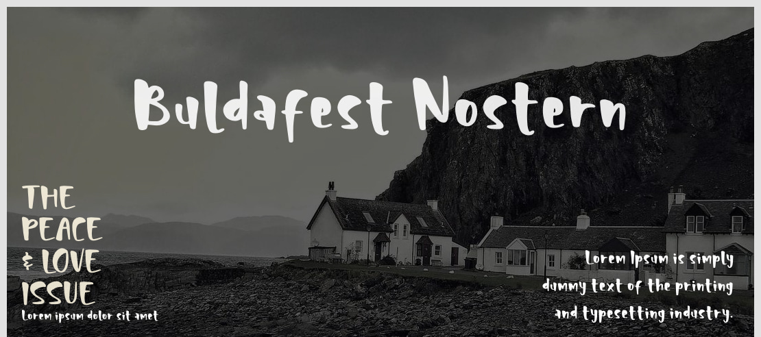 Buldafest Nostern Font