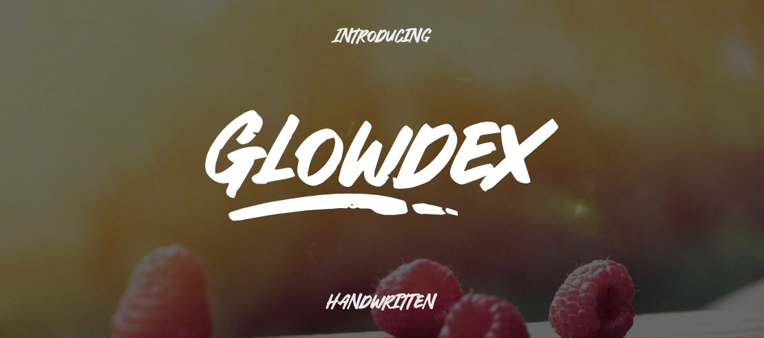 Glowdex Font