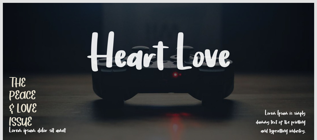 Heart Love Font