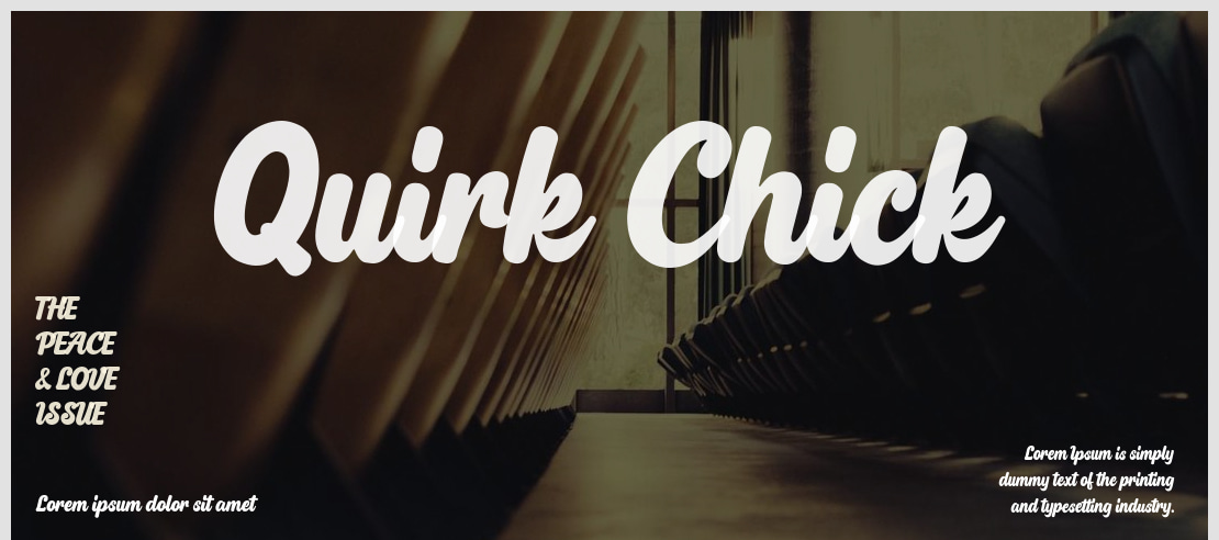 Quirk Chick Font