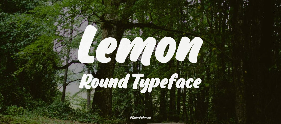 Lemon Round Font