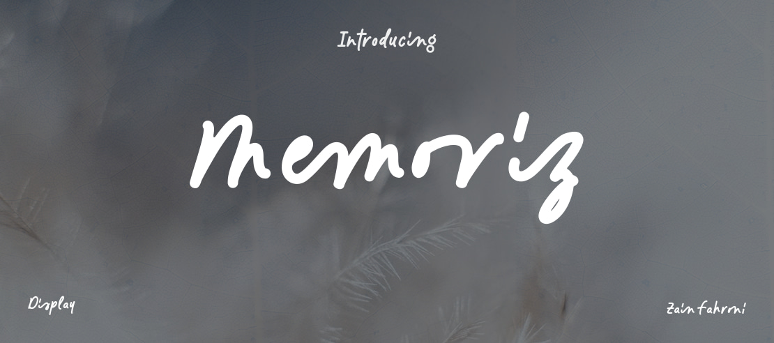 Memoriz Font