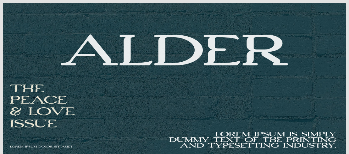 Alder Font