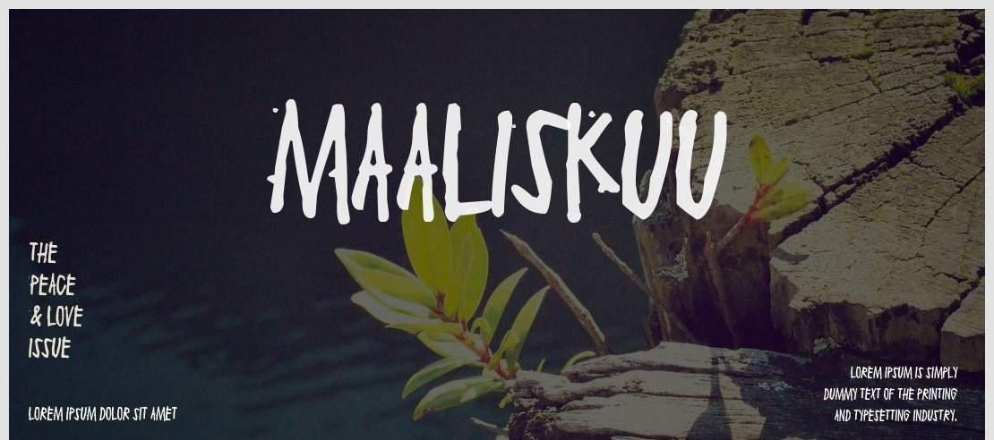 Maaliskuu Font