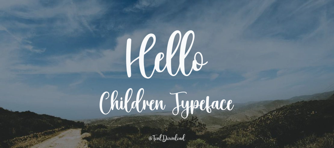 Hello Children Font