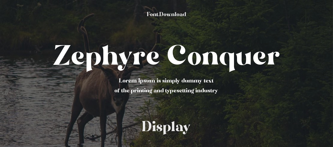 Zephyre Conquer Font