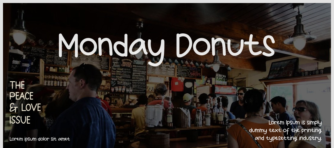 Monday Donuts Font