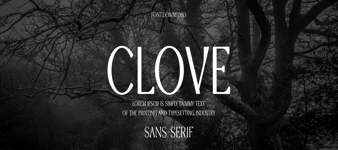 Clove Font