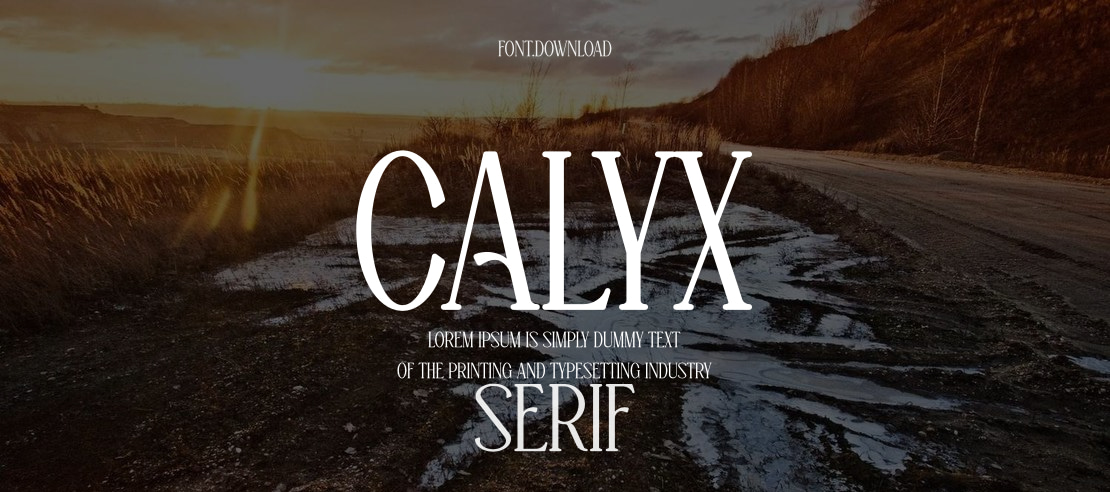 Calyx Font