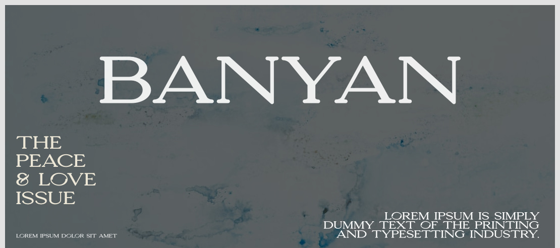 Banyan Font