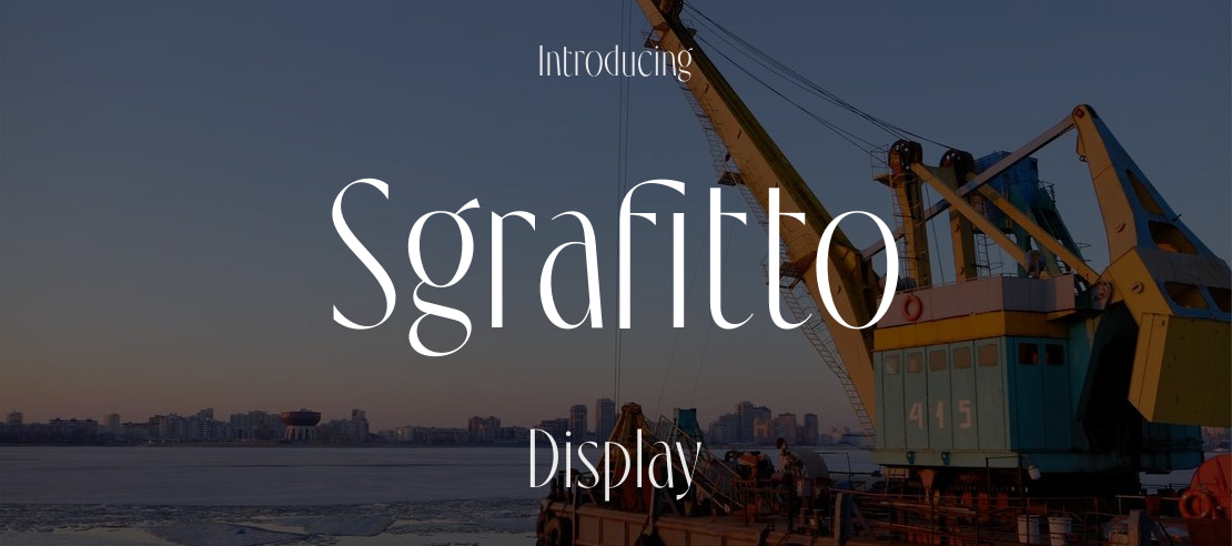 Sgrafitto Font