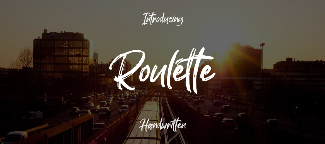 Roulette Font