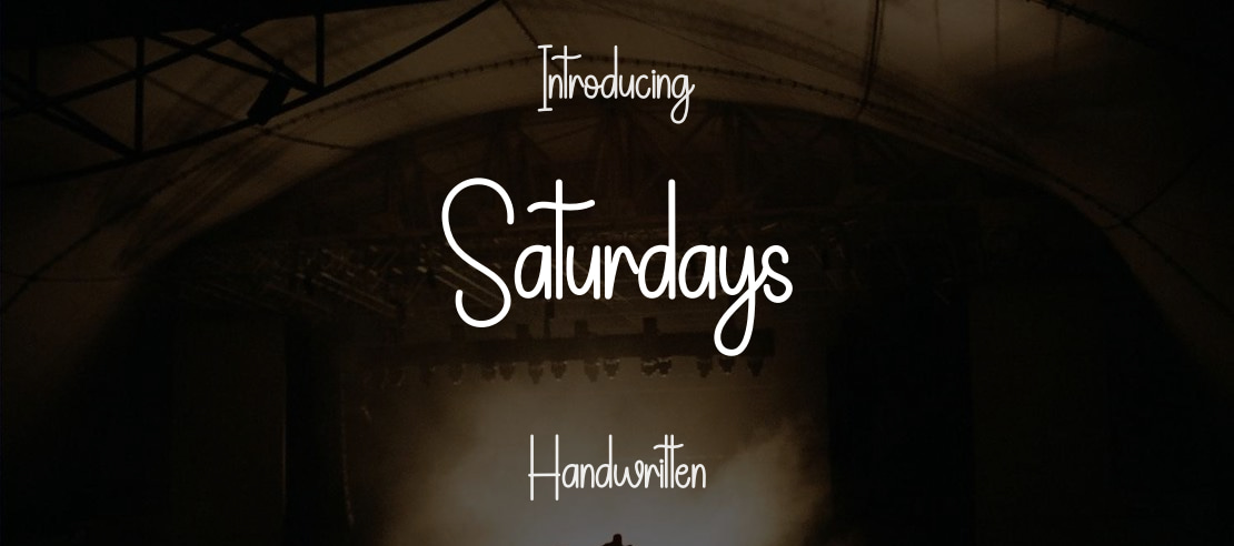 Saturdays Font