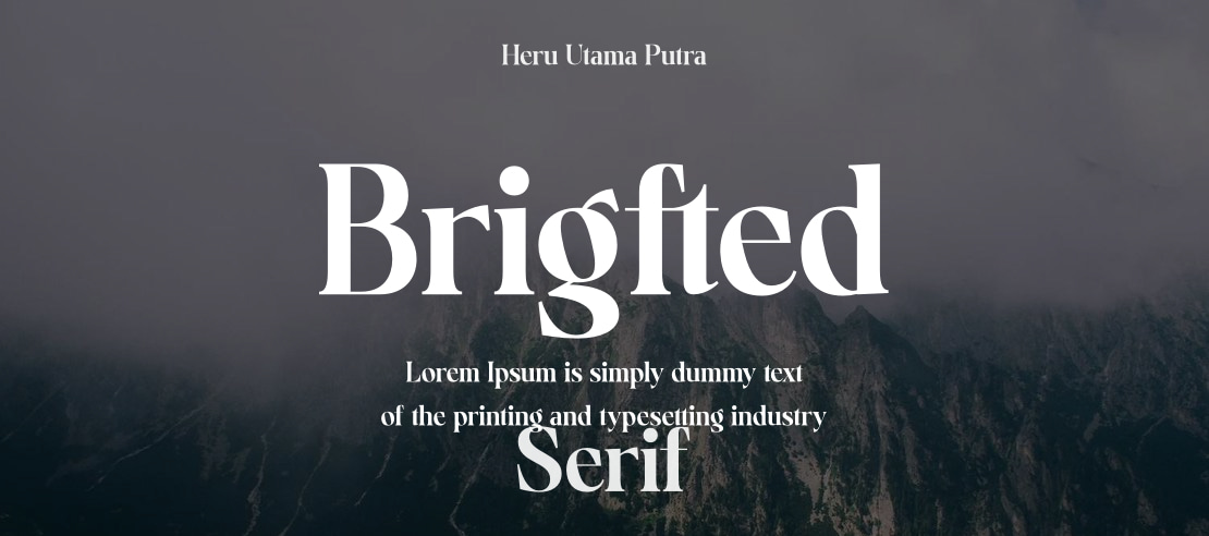 Brigfted Font