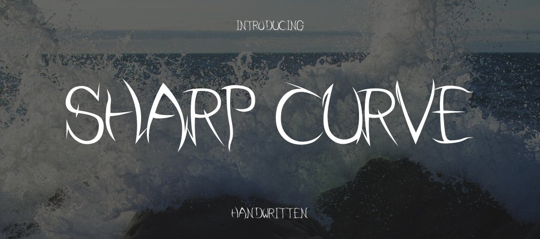 Sharp Curve Font