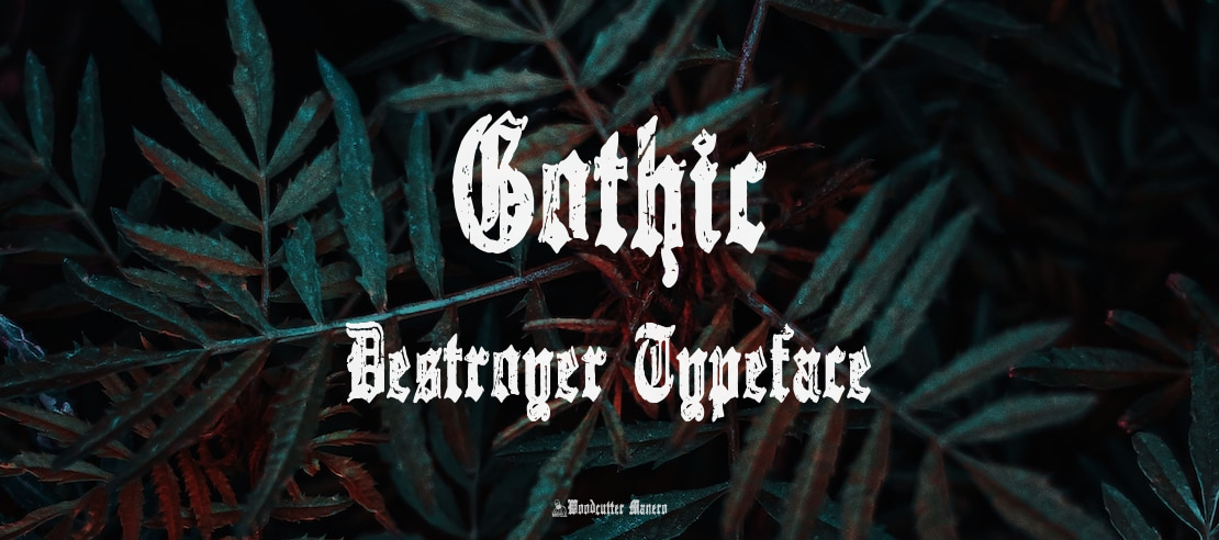 Gothic Destroyer Font