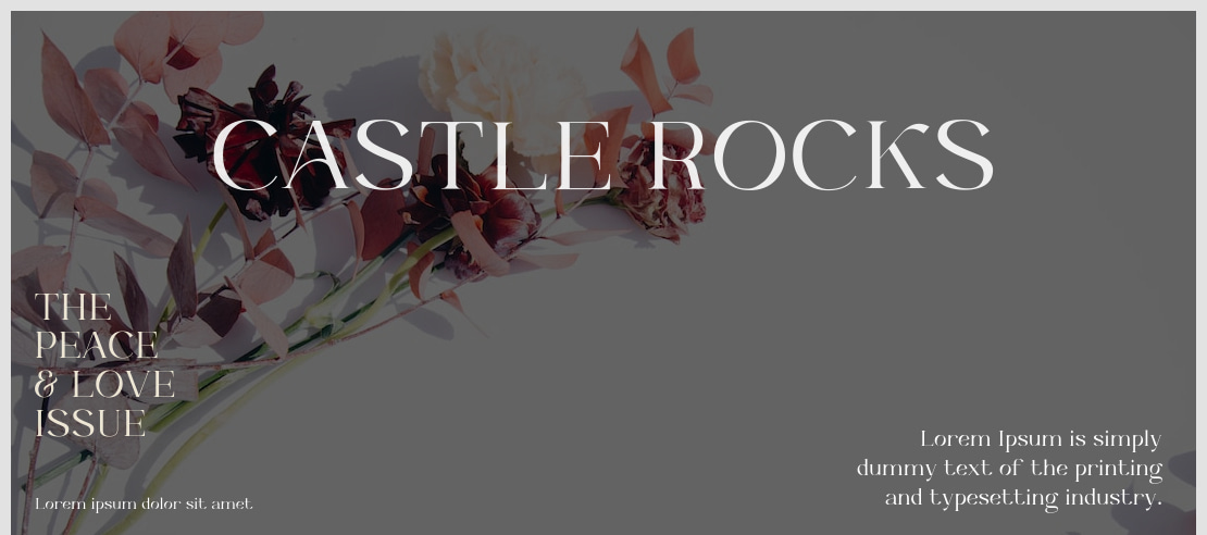 CASTLE ROCKS Font Family