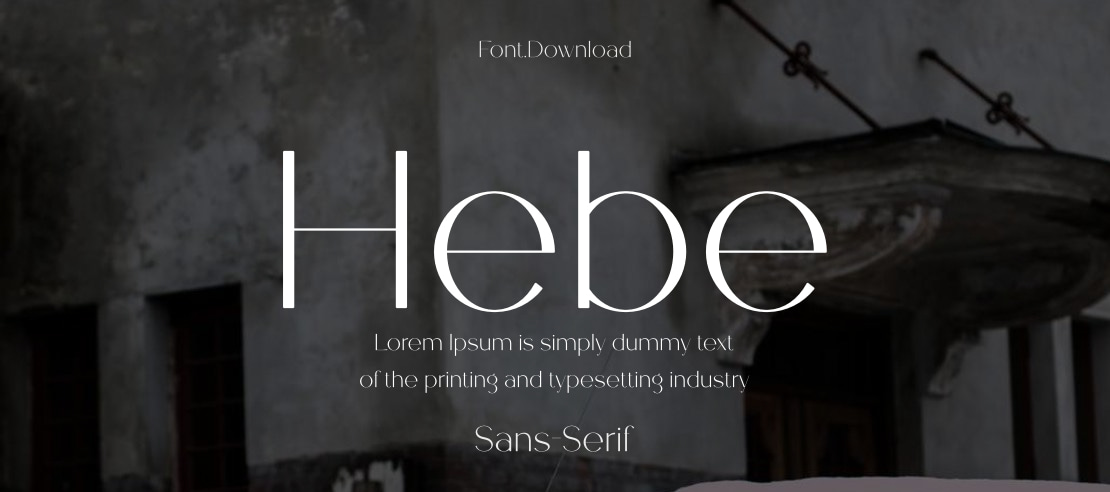 Hebe Font