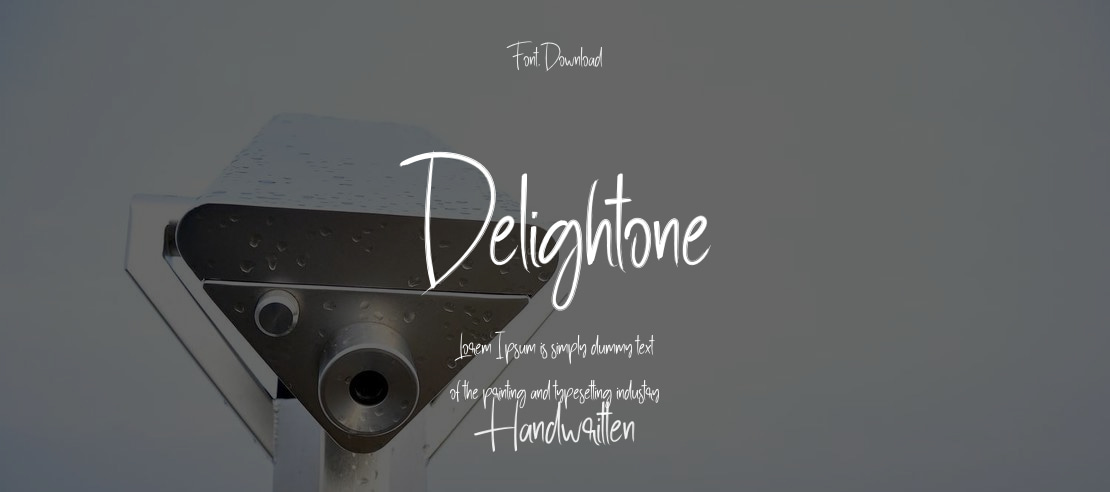 Delightone Font