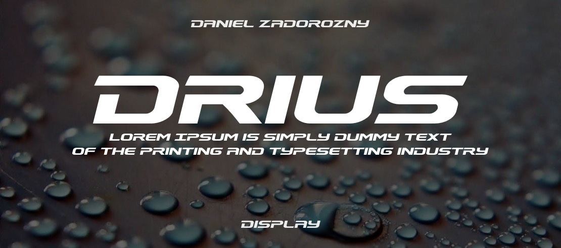 Drius Font Family