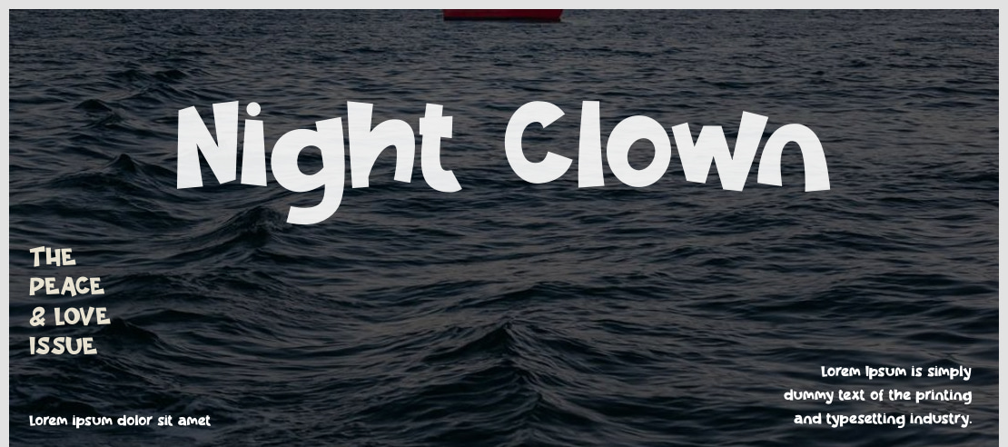 Night Clown Font Family