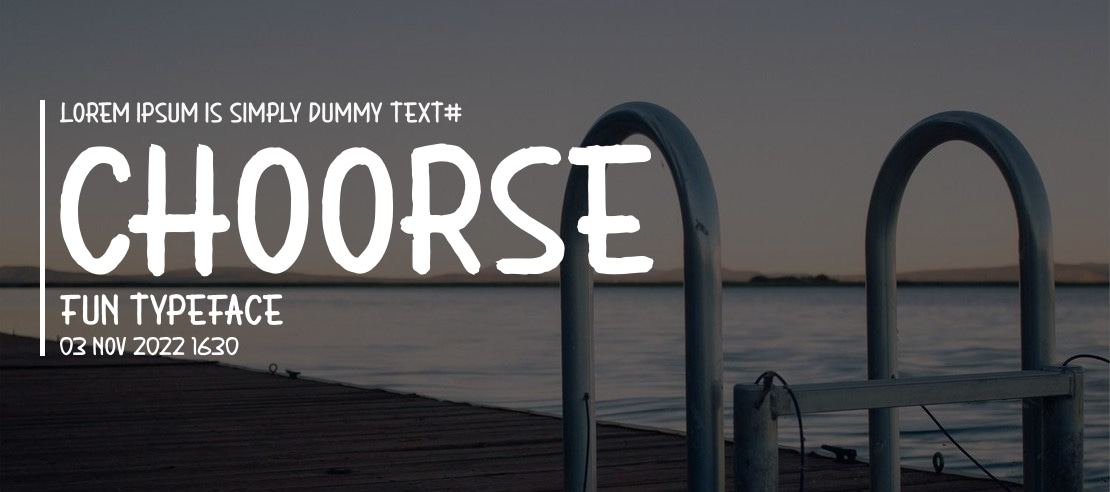 Choorse Fun Font