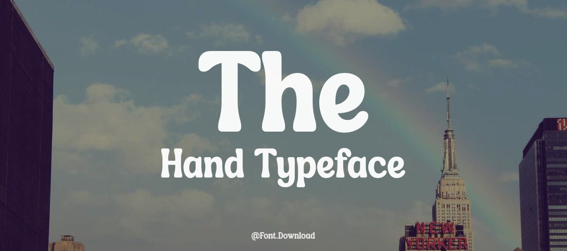 The Hand Font