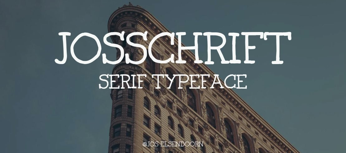 Josschrift Serif Font