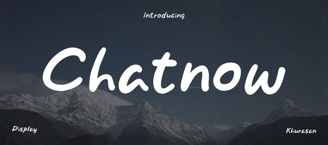 Chatnow Font