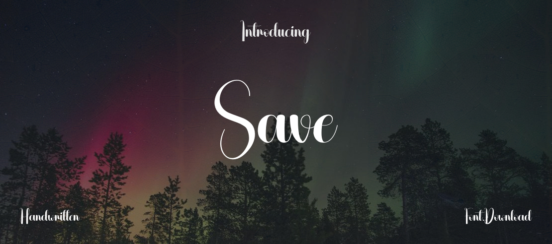 Save Font