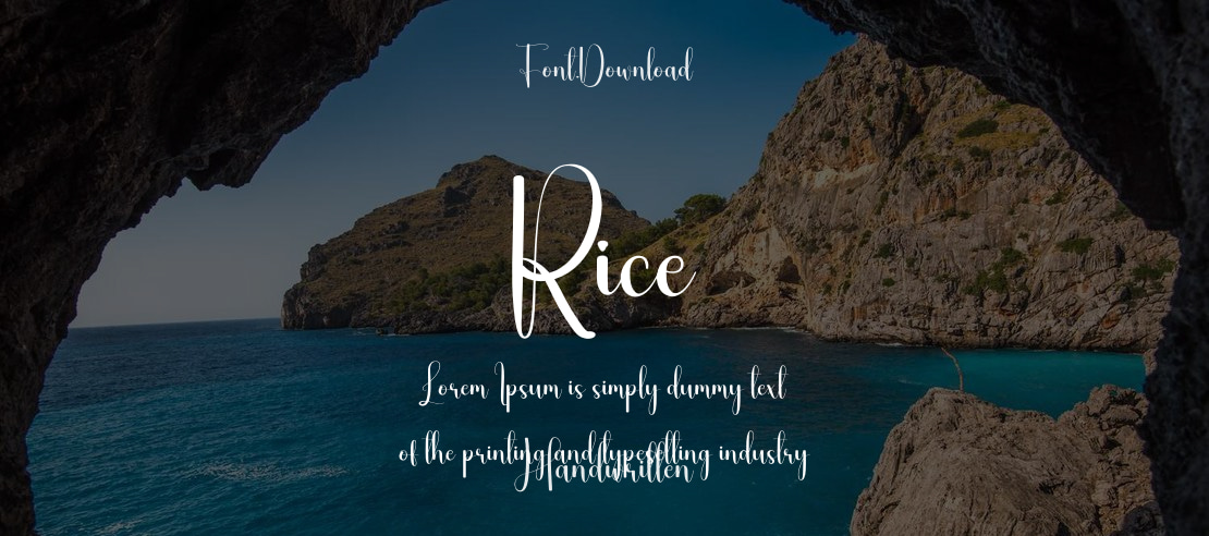 Rice Font