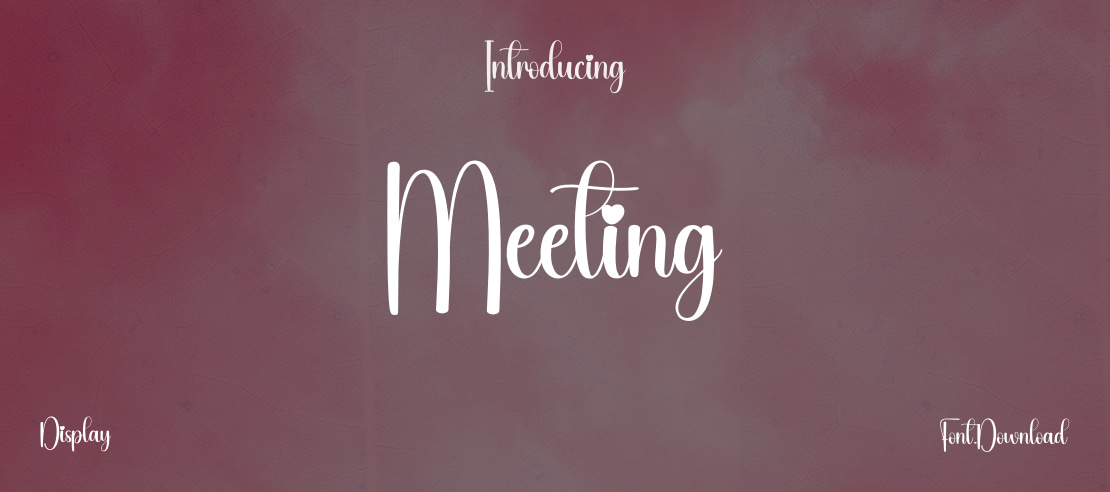 Meeting Font