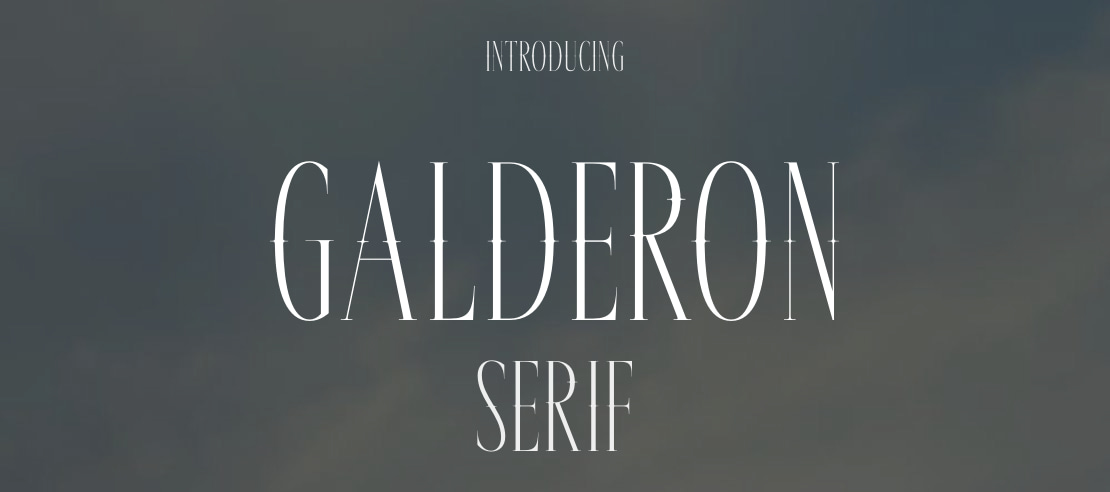 Galderon Font