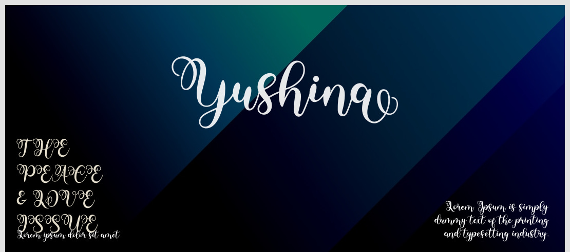 Yushina Font