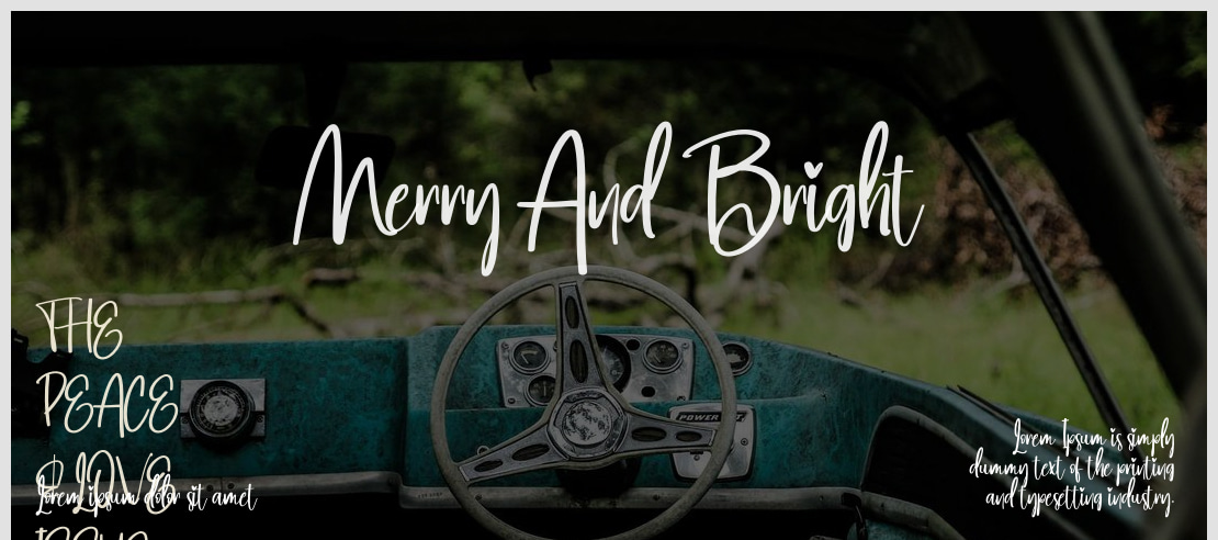 Merry And Bright Font