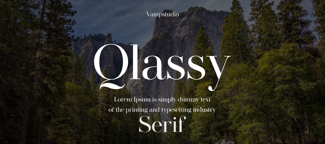 Qlassy Font