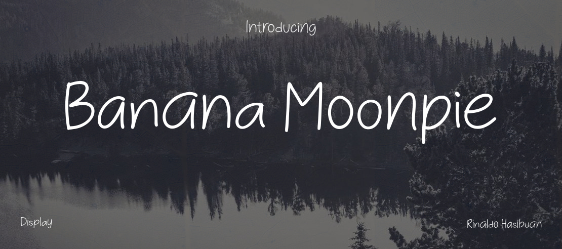 Banana Moonpie Font