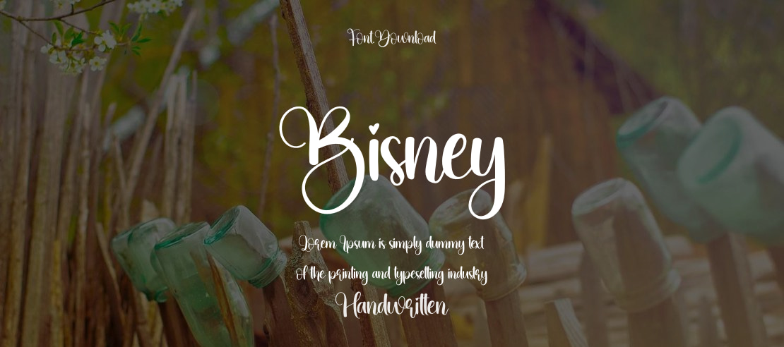 Bisney Font