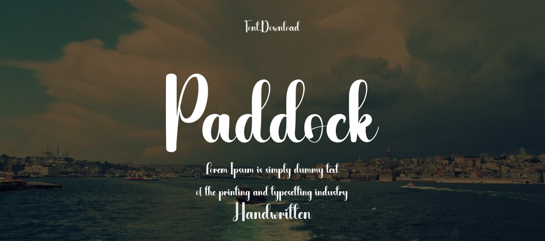 Paddock Font