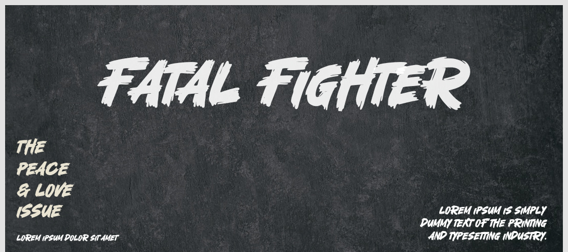 Fatal Fighter Font