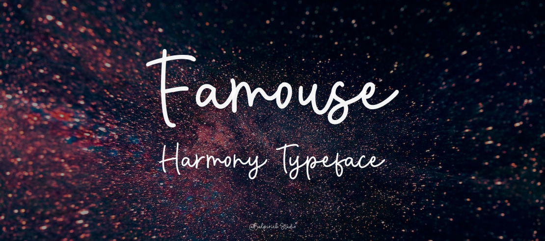 Famouse  Harmony Font