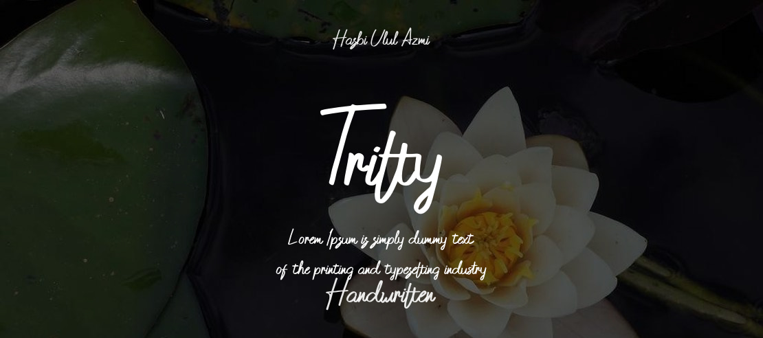 Tritty Font