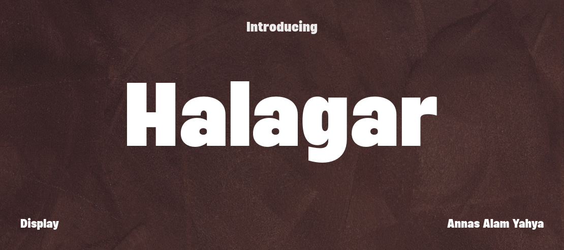 Halagar Font